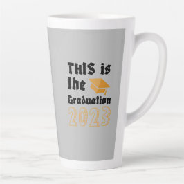 Taza De Café Latte Graduación