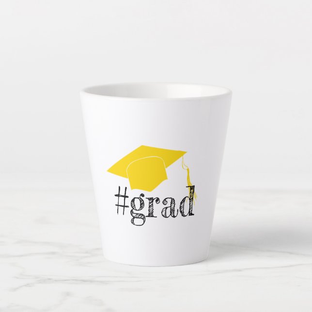 Taza De Café Latte Graduación de café Mug (Anverso)