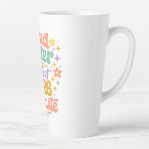 Taza De Café Latte Graduación de la orgullosa hermana promoción de 20