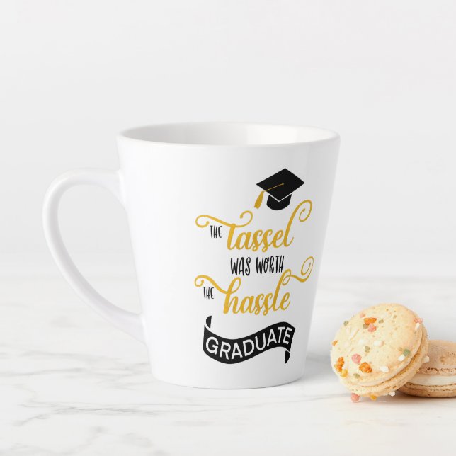 Taza De Café Latte Graduado El Tassel Valía La Pena (In situ)