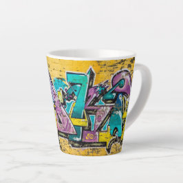 Taza De Café Latte Grafiti, Grundarfjordur, Islandia