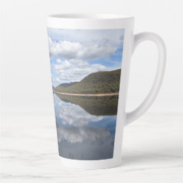 Taza De Café Latte Grampianos Reflejados