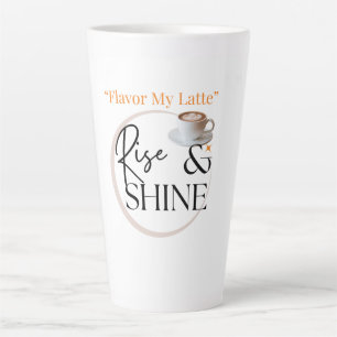 Taza De Café Latte Gran aumento de sabor de lata y hongo