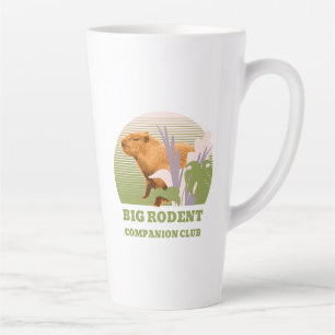 Taza De Café Latte Gran Club de Compañeros de Roedores Capibara