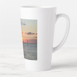 Taza De Café Latte Gran jarra de latte de Clearwater Beach, Florida