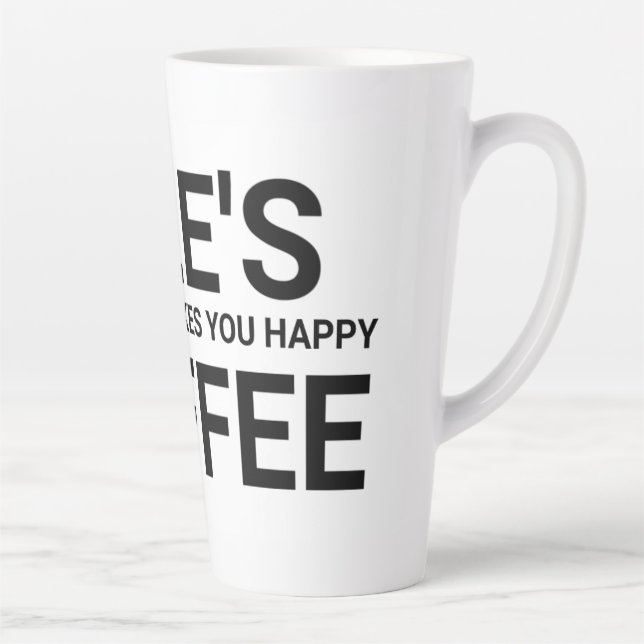 TAZA DE CAFÉ LATTE GRAN MUG PARA EL TÉ (Derecha)