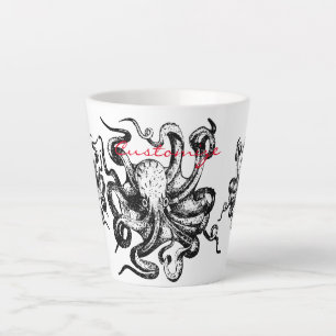 Taza De Café Latte Gran pulpo Thunder_Cove