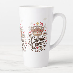 Taza De Café Latte Gran taza de latte de 17 oz para los amantes del c