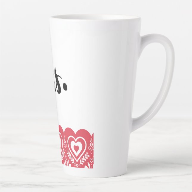 Taza De Café Latte Gran tazón de café (Derecha)