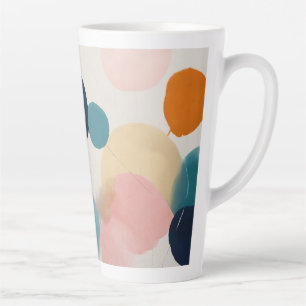 Taza De Café Latte Gran trazo de latte 17oz - Minimalista