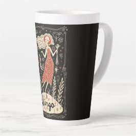 Taza De Café Latte Gran Virgo Latte Mug Celestial Zodiac Art