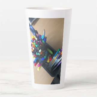Taza De Café Latte grand tasse de crayon