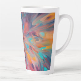 Taza De Café Latte Grande del arte