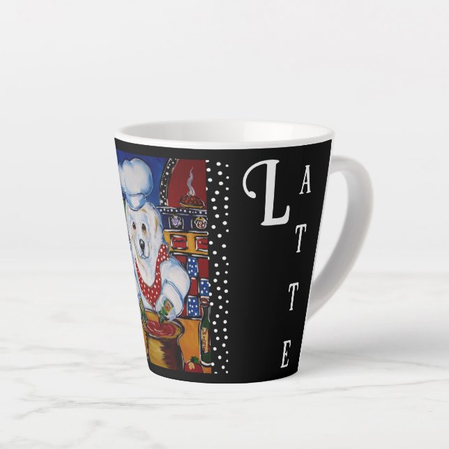 TAZA DE CAFÉ LATTE GRANDES PIRINEOS (Ángulo derecho)