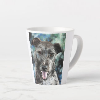 Taza De Café Latte Gray terrier dog puppy