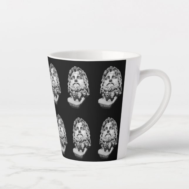 Taza De Café Latte Greco Roman Bust (Derecha)
