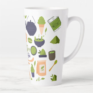 Taza De Café Latte Green Tea Latte Mug