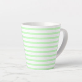Taza De Café Latte green-white –zweifarbig two-tone grün-weiß pastel