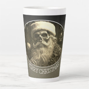 Taza De Café Latte Grim Navidad - Santa Esqueleto 65609