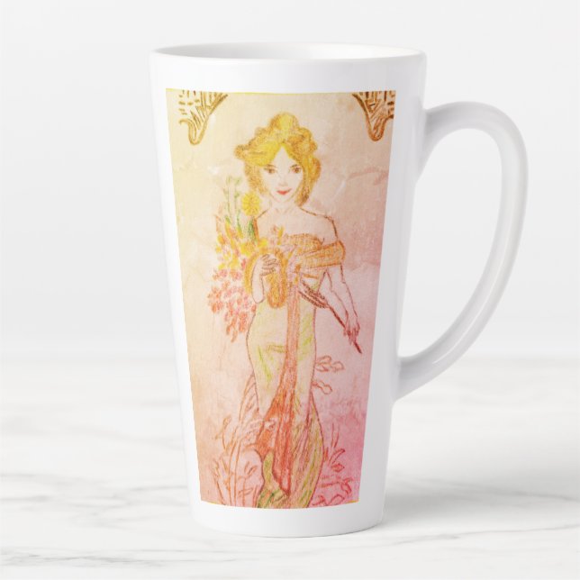 Taza De Café Latte Große Tasse (Derecha)