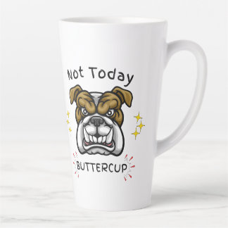Taza De Café Latte Grumpy Bulldog Cup, Dog Lover Gift Idea, Pet Humor