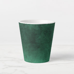 Taza De Café Latte Grunge oscuro - verde