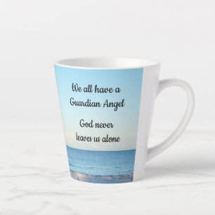 Taza De Café Latte Guardian Angel Latte Mug