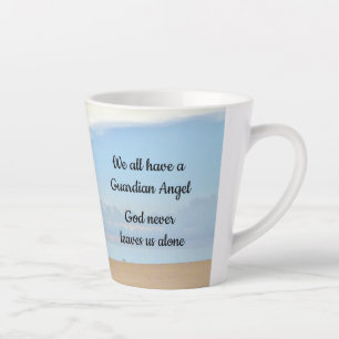Taza De Café Latte Guardian Angel Latte Mug