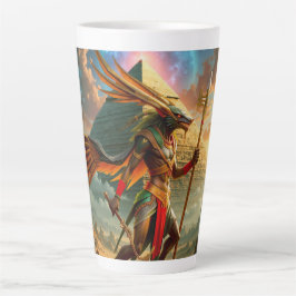 Taza De Café Latte Guardián de la Puerta Celestial – Anubis