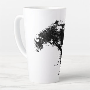 Taza De Café Latte Guardián de otoño en tinta