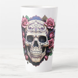 Taza De Café Latte Guay Skull latte mug