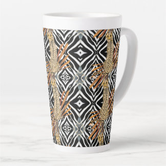 Taza De Café Latte Guepardo Salvaje