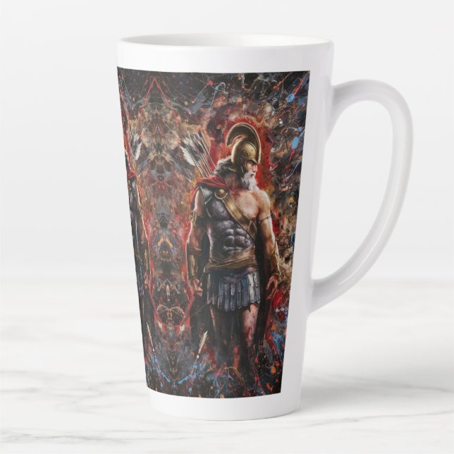 Taza De Café Latte Guerrero en el escenario de batalla (Derecha)