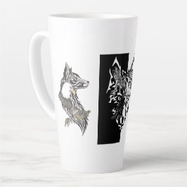 Taza De Café Latte Guías de animales Latte Mug