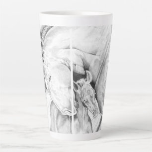 Taza De Café Latte Gunner & Tommy LG(ballpoint) Latte Mug