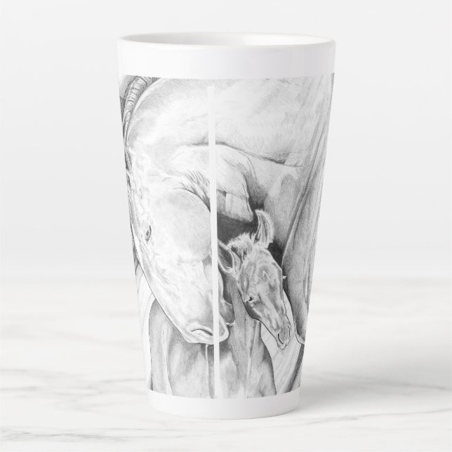 Taza De Café Latte Gunner & Tommy LG(ballpoint) Latte Mug (Anverso)