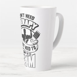 Taza De Café Latte Gym