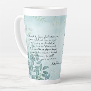 Taza De Café Latte Habakkuk 3:17,18