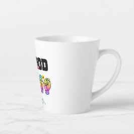 Taza De Café Latte Habla Amor. Revuelve Buenos Vibes