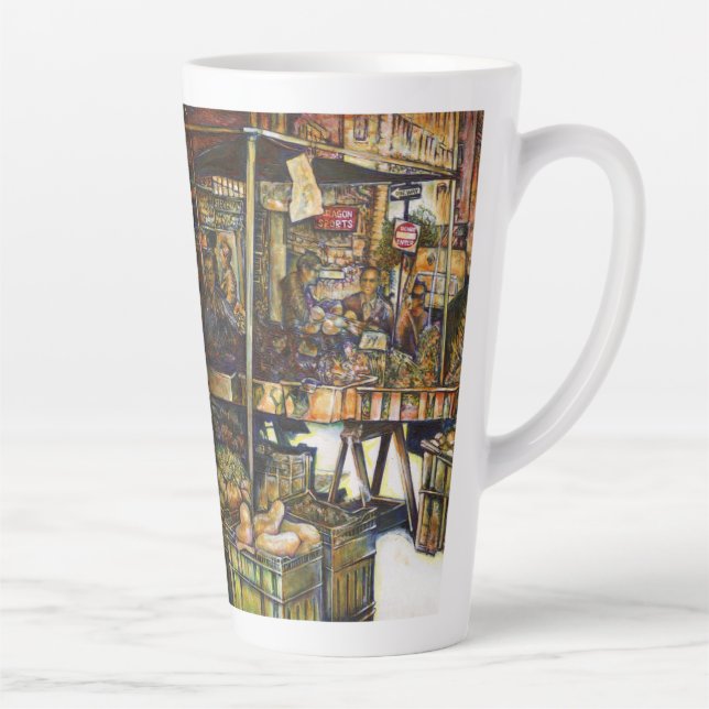 Taza De Café Latte Hace que la creatividad brille con aún más fuerza (Derecha)