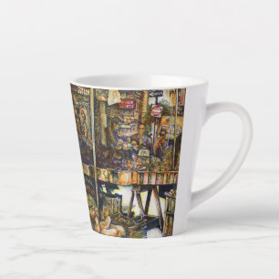 Taza De Café Latte Hace que la creatividad brille con aún más fuerza