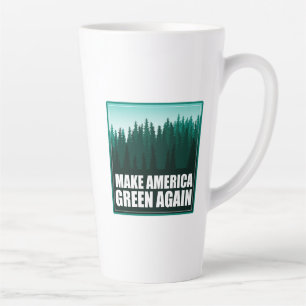 Taza De Café Latte Hacer que Estados Unidos vuelva a ser verde