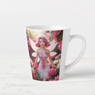 Taza De Café Latte Hada Azalea
