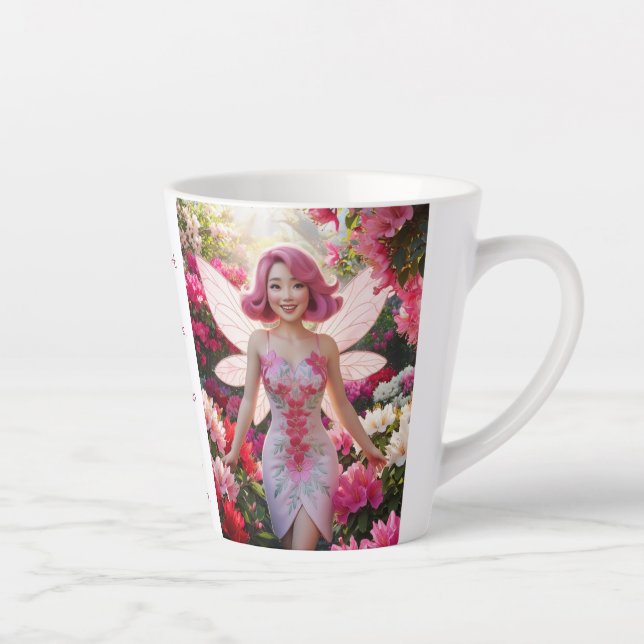 Taza De Café Latte Hada Azalea (Derecha)