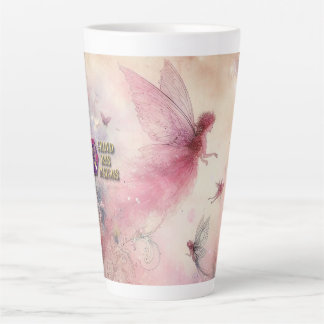 Taza De Café Latte Hada (coincide con el diario sugerido)