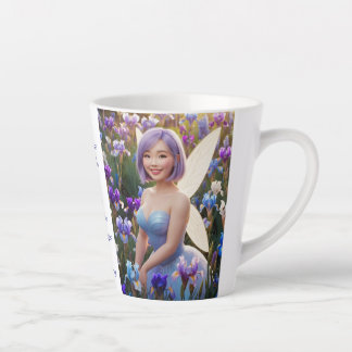 Taza De Café Latte Hada Iris