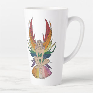 Taza De Café Latte Hada Lesbiana