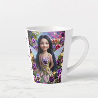 Taza De Café Latte Hada Pensamiento