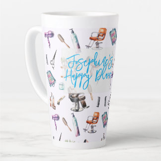 Taza De Café Latte Hairdresser Estilista Salón De Pelo Personalizado
