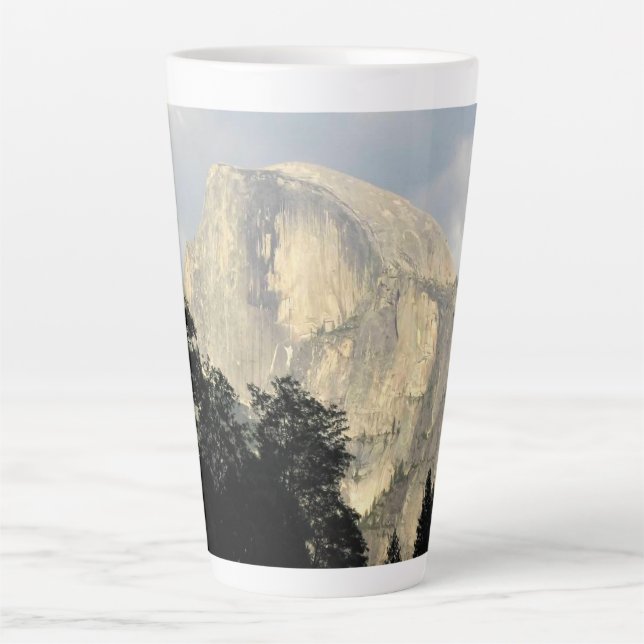 Taza De Café Latte Half Dome, Parque Nacional Yosemite, CA (Anverso)